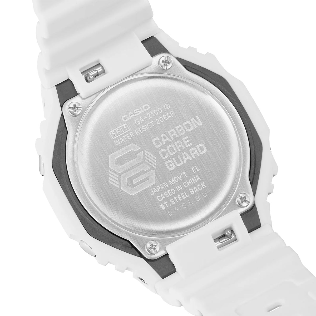 Reloj G-SHOCK GA-2100-7A7 Carbono Blanco
