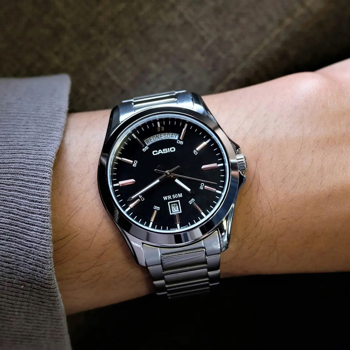 CASIO DAY DATE MTP-1370D-1A2V 50T ANIVERSARIO